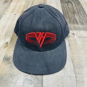 Vintage VAN HALEN Snapback Adjustable Hat Cap Early 90s Red Black 1998